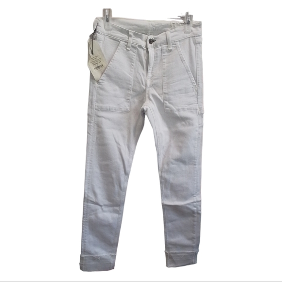 Rag & Bone The Dre Carpenter Jeans in Aged Bright White 26 NWT - Picture 3 of 14